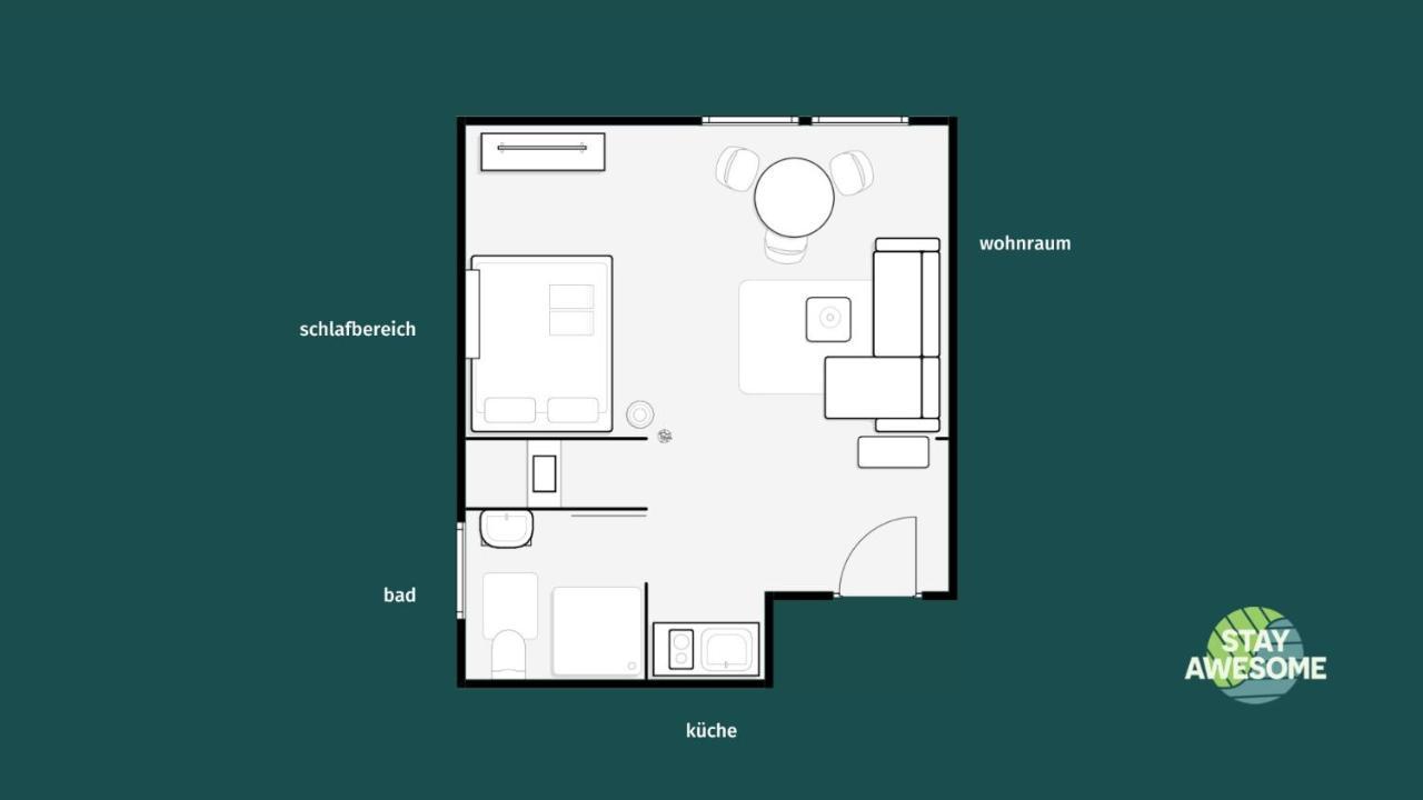 Stay Awesome - Schönfeld Apartment, Netflix und kostenloses Parken Kassel Exterior foto